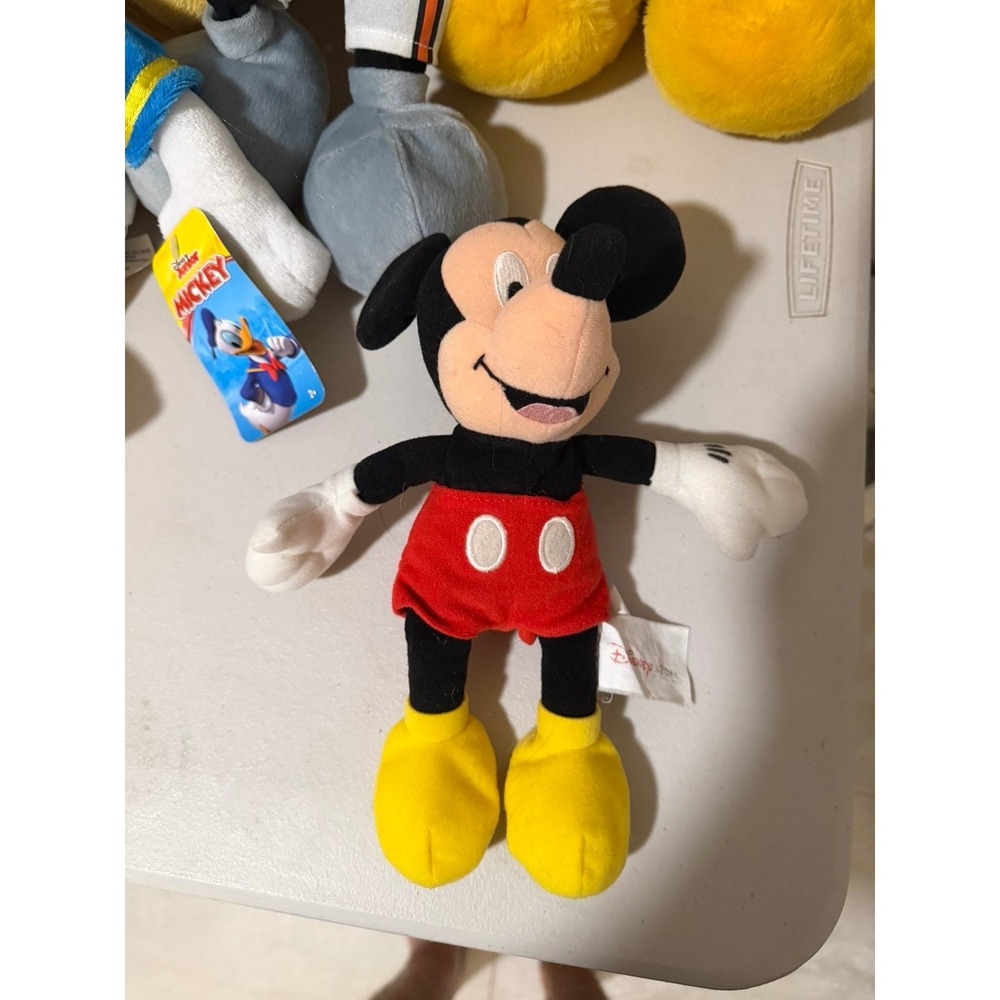 Disney Mickey Mouse Plush Vintage 2001 Disney Store Classic Red Shorts Toy
